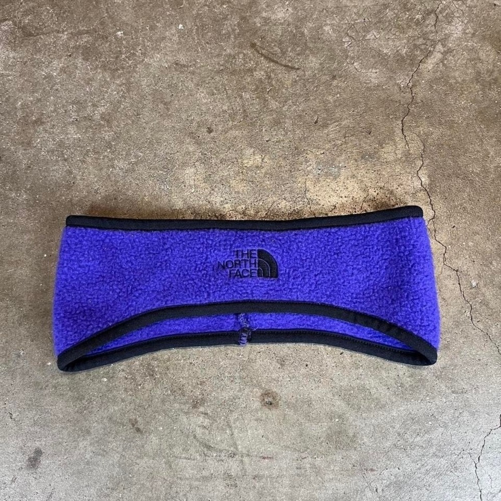 Vintage 90s The North Face purple fleece headband